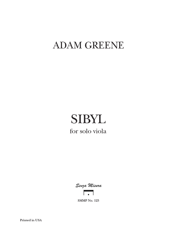 Sibyl Cover